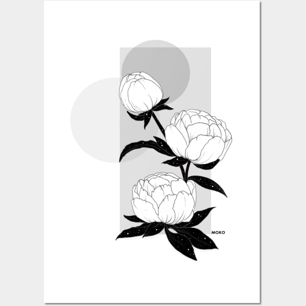 Grandma's peonies Wall Art by MOKO